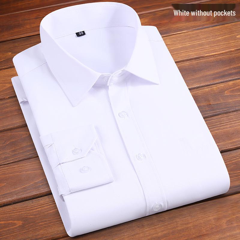 Men's Professional Business White Shirt – Long, Short, and Half Sleeves for Spring/Summer Formal and Casual Wear.