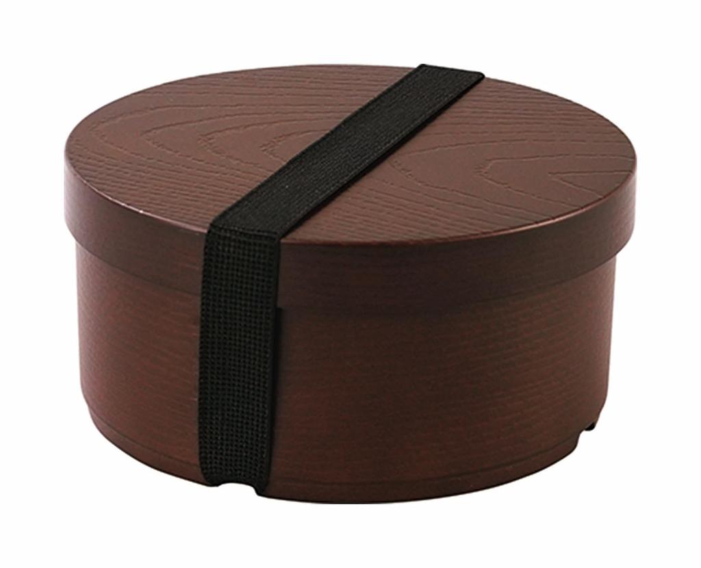 Kakusei Bento Magewappa Dishwasher and Microwave Includes Elastic Made in Box, Style, Round, 500ml, Safe, Band, Japan, TW-06