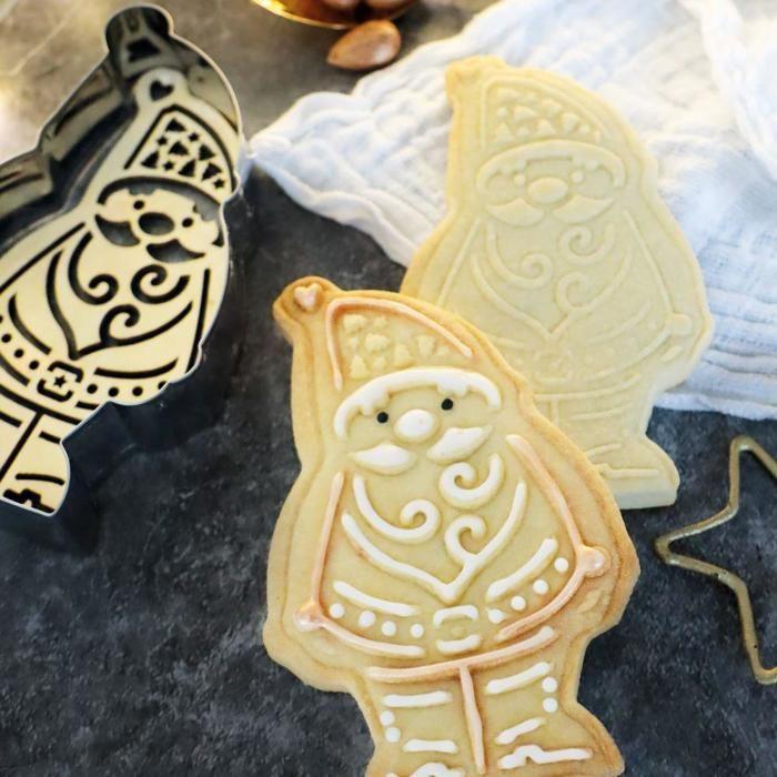 Kit découpoir et embosseur bois - SCRAPCOOKING - Forme Père Noël