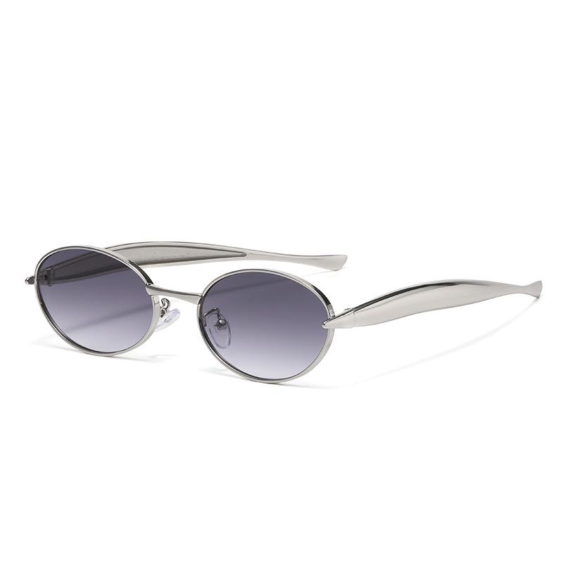 Advanced Oval Sunglasses Better Quality Small Frame Metal Glasses Fashion Sunglasses That Block Uv Rays More Suitable For Women