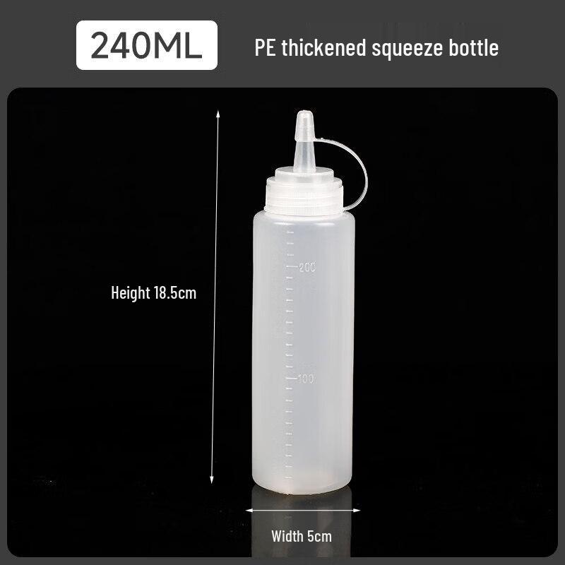 ZISIZ Plastic Squeeze Sauce Bottle