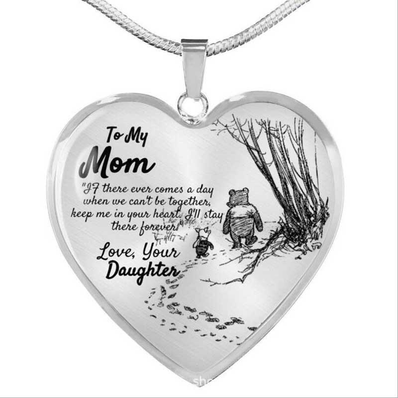 Für meine Tochter Liebesanhänger Halskette - Europäischer & Amerikanischer Allround-Schmuck Pulloverkette