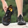 38-48 Sommer Herren Sandalen Outdoor Mesh Strand Sandalen Freizeitschuhe Sneaker Herren Leder Sandalen