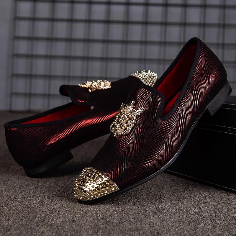 Mode Neue einfüßige personalisierte maßgefertigte Business-Fransen-Atmungsaktive Bohnenschuhe und matte britische lässige Hochzeitslederschuhe A25