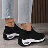 Übergröße Damen Schuhe Luftpolster Fly Woven Freizeitschuhe Hausschuhe Mode Sneaker