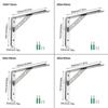 New Stainless Steel Shelf Bracket Heavy Duty Right Angle Shelf Support L-type Wall Mount Rack Support
