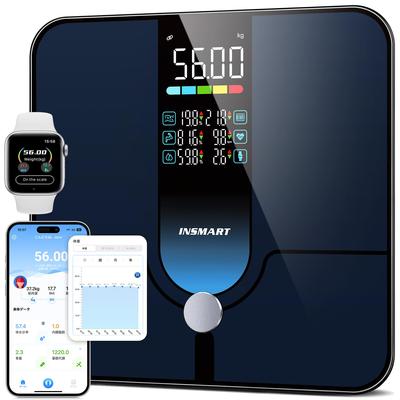 (Body Composition Scale) INSMART Body Scale, Smartphone Connectivity, Body Fat Scale & Body Composition Analyzer, Bluetooth Compatible, Health Meter [