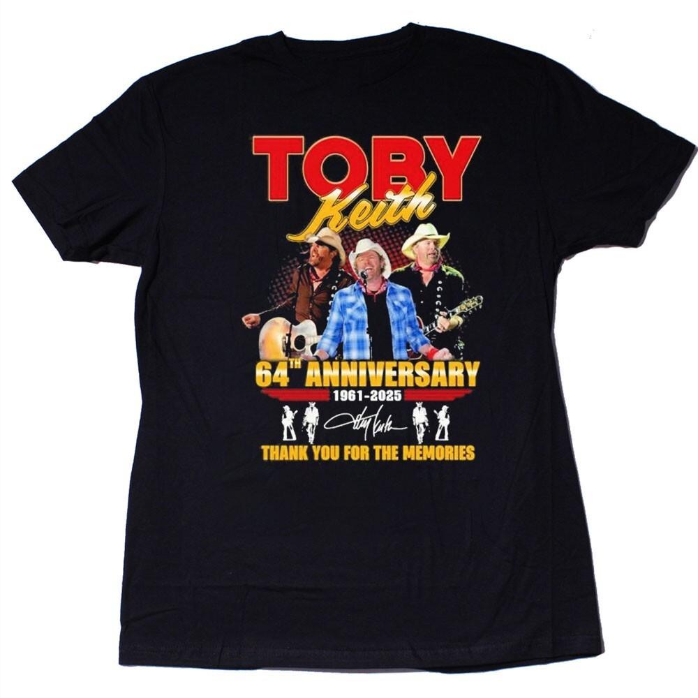 Neues Toby Keith 64. Jubiläum Geschenk für Fans Unisex S-5XL T-Shirt SS1258