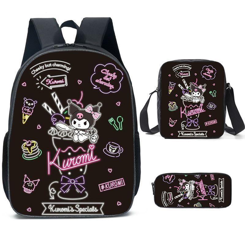 3D Animation Three-Piece Yugui Dog Cartoon Primary And Secondary School Students Schoolbag Children'S Backpack
