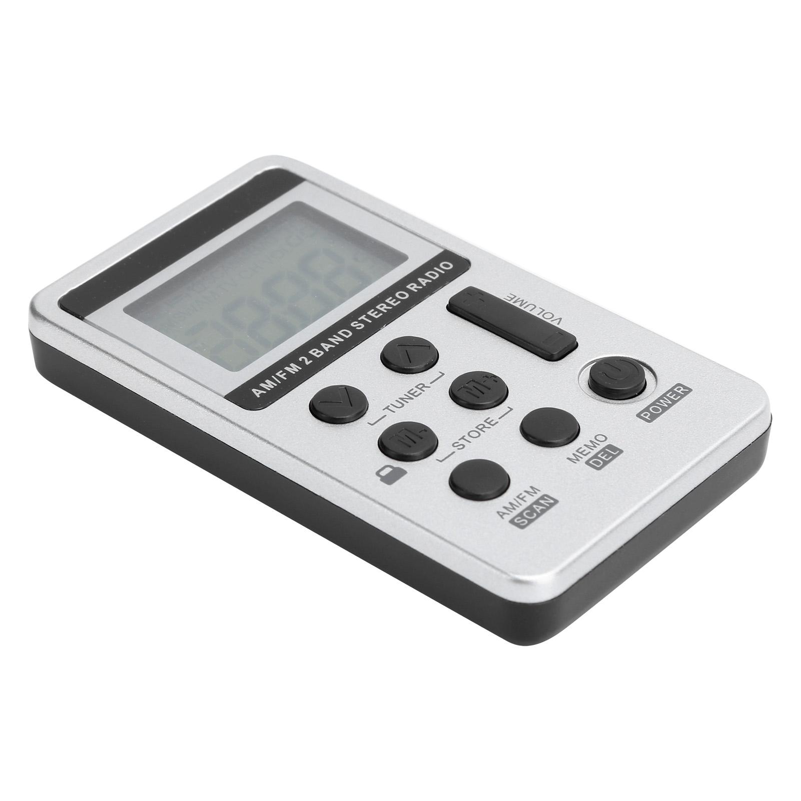 

QQT103 Professional Radio Portable FM/AM Stereo Receiver LCD Display with rphone