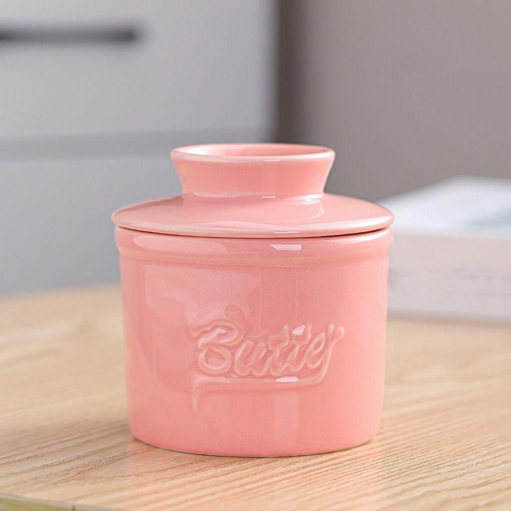 Large Capacity Round Butter Box Keep Fresh Butter Storage Container Butter Keeper  Bread