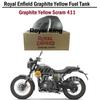 Royal Enfield "Graphite Yellow "SCRAM 411 "Petrol Fuel Gas Tank"