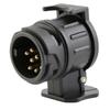 Langlebiger 13- auf 7-poliger Steckeradapter Anhängerstecker 12V Anhängerkupplung Abschleppen Wasserdichte Stecker Buchsenadapter Schützt Verbindungen