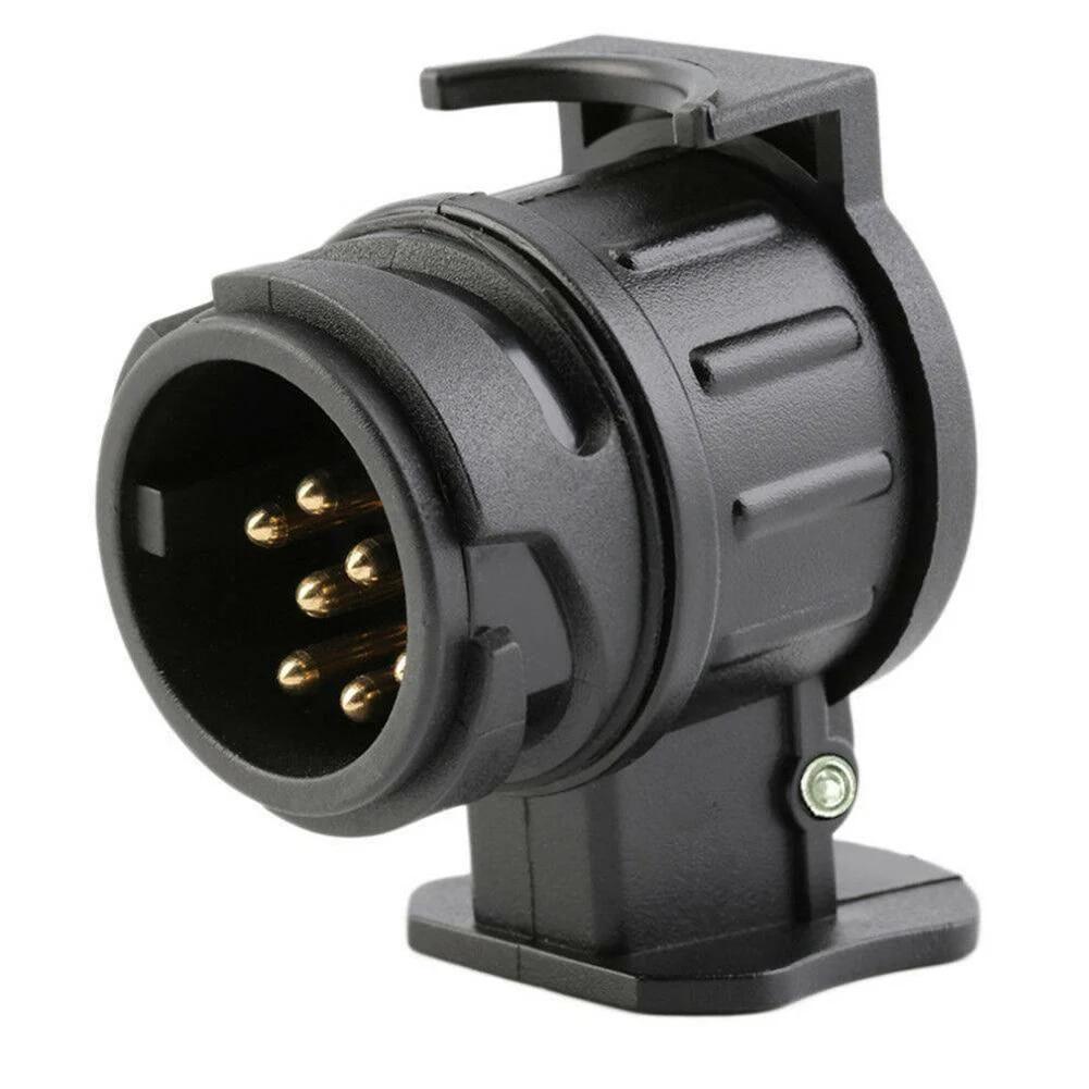 Adaptor de priză durabil cu 13 până la 7 pini Conector de remorcă 12 V bară de remorcare Remorcare Fișe impermeabile Adaptor priză Protejați conexiunile