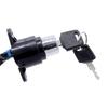 1 Set Motorcycle Ignition Switch Lock 5 Wires with 2 Keys for Honda CB/CM 400/450 Hawk 400/450 Motorcycle Safety Accessories
