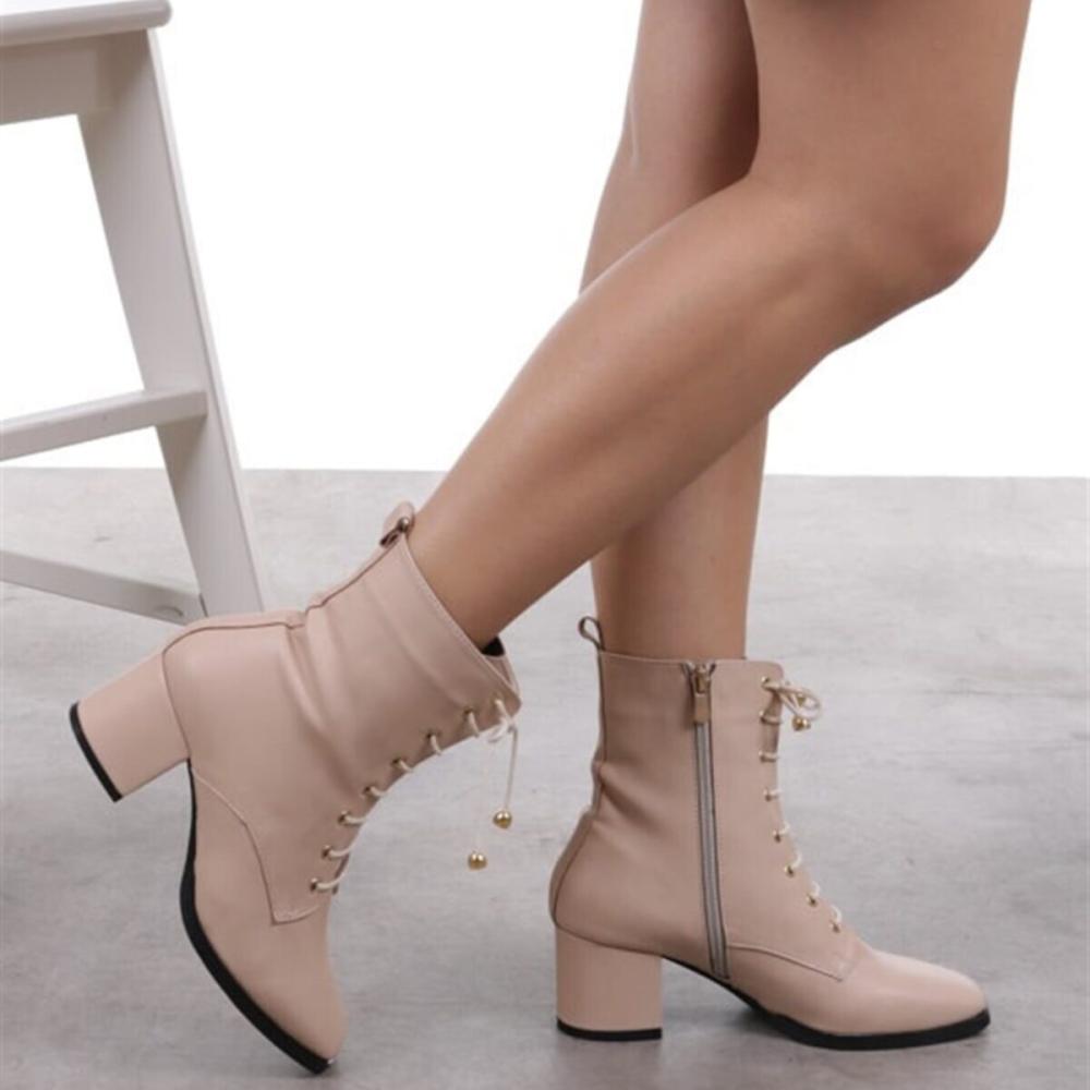 Women's Fashion Ten Lace-up Boots
