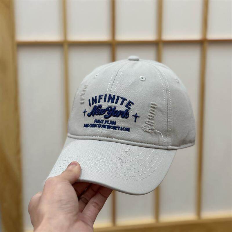 Spring And Summer High-Quality American Soft-Top Embroidered Baseball Cap Women'S Casual Versatile Face Small Cap Men