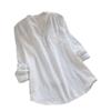 Solid-Color Loose Long-Sleeve Shirt Top Pure Color Loose Long Sleeve Shirt Top