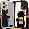 Phone Case for Xiaomi Redmi Note 15 14 13 Pro Plus Black Cat Cartoon Cute Shell 12S 11 11S 11T 5G 14S Soft Silicone Funda