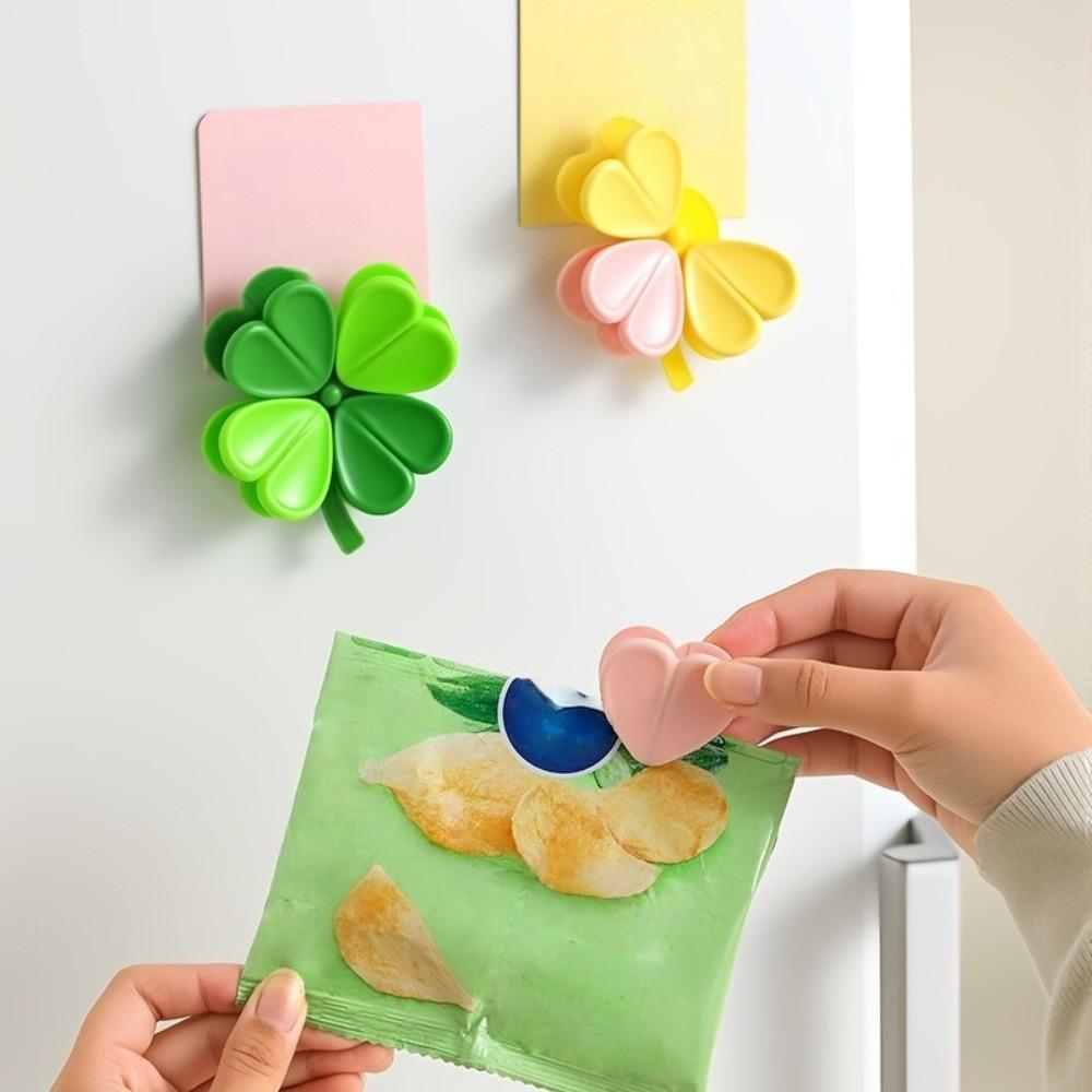 3pcs Detachable Magnetic Chip Clip Fresh-Keeping Refrigerator Sealing Clips Office