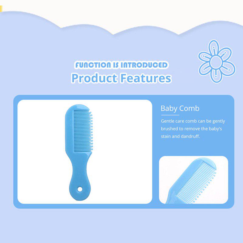 6/8/10 teile/satz Neugeborenen Kamm Pinsel Nagel Haar Gesundheit Pflege Kit Sicherheit Werkzeug Baby Pflege set Liefert