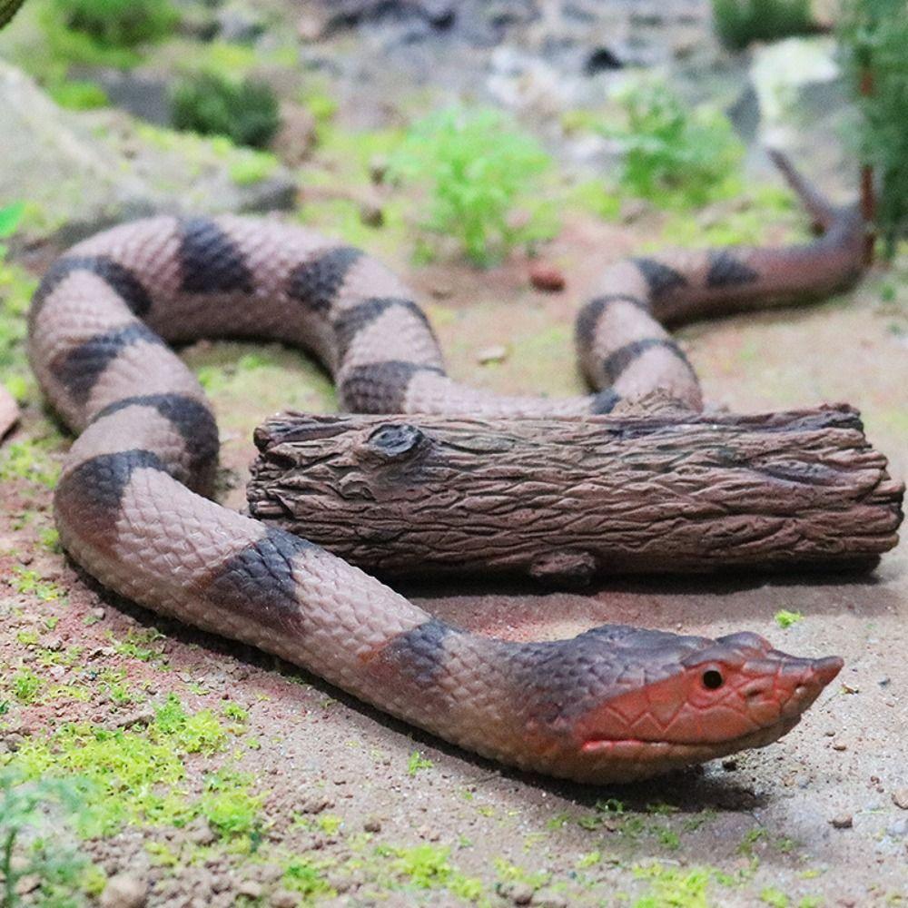 Python Cobra Rattlesnake Model Soft TPR Simulation Snake Snake Action Figures  Halloween Trick
