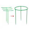 9 Pcs/set 3 Layers Plant Support Plant Stakes Round Plant Support Ring Plastic Plant Cage Holder Flower Pot Climbing Trellis