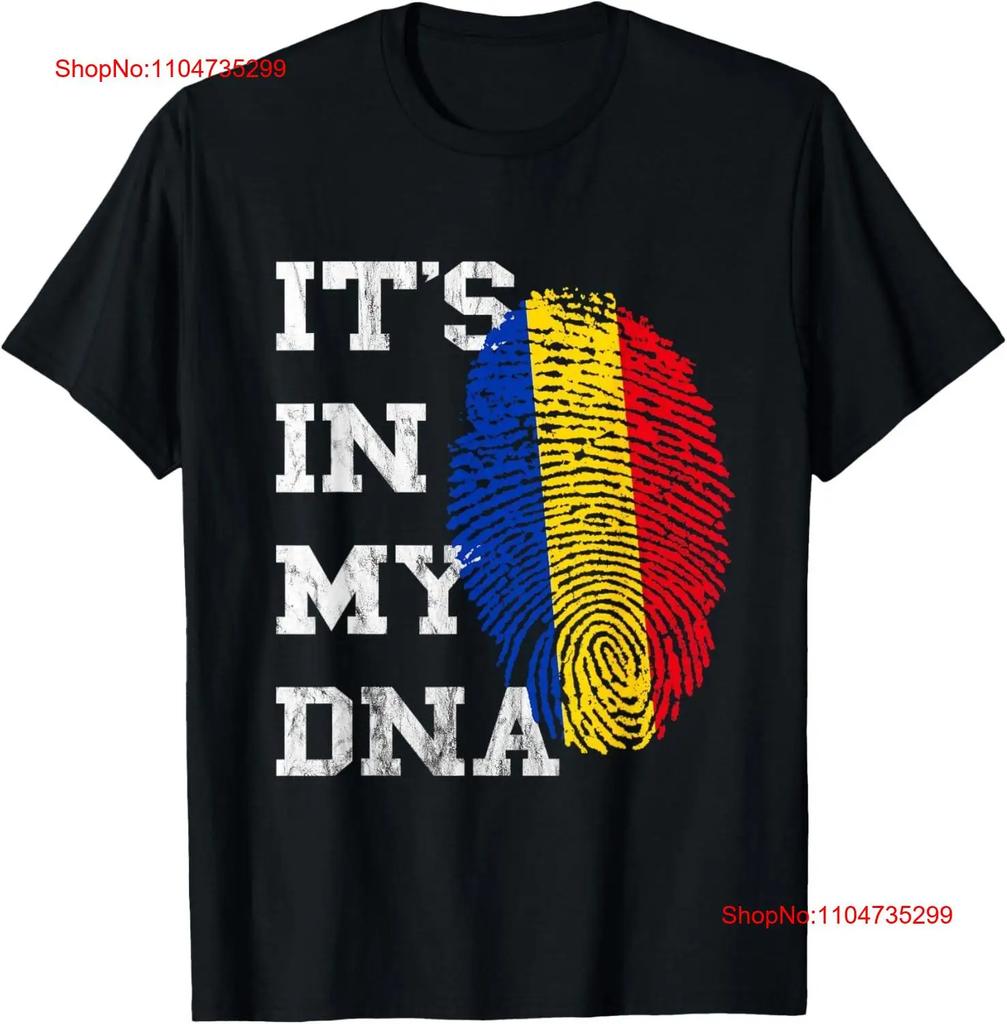 Es Ist In Meiner Dna Rounisexia Genetics Rounisexian Fingerprint T Shirt Vintage Homme Breathable Top For Everyday Wear