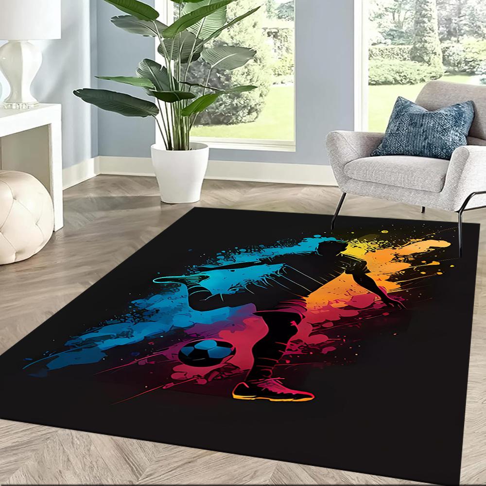 Dynamic Basketball Moves Floor Mats for Living Room, Bedroom and Room Decoration Are Suitable for Gifts.