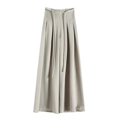 Korean Suit Wide-leg Pants for Women In Autumn New High-waist Drooping Slim Loose Big Legs Casual Floor Pants