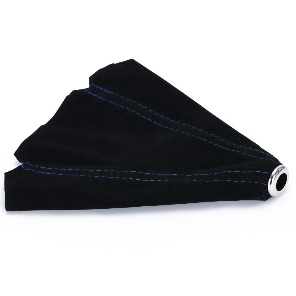 16mm univerzální semišové kožené řadicí objímky karbonové auto do auta Ruční rukojeť řadicí páky knoflík řadicí páky kryt botky řadicí páky