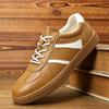 First Layer Cowhide Hollow Shoes Men's Shoes Board Shoes White Shoes Men's Genuine Leather Men's Casual Leather Shoes Hole Shoes