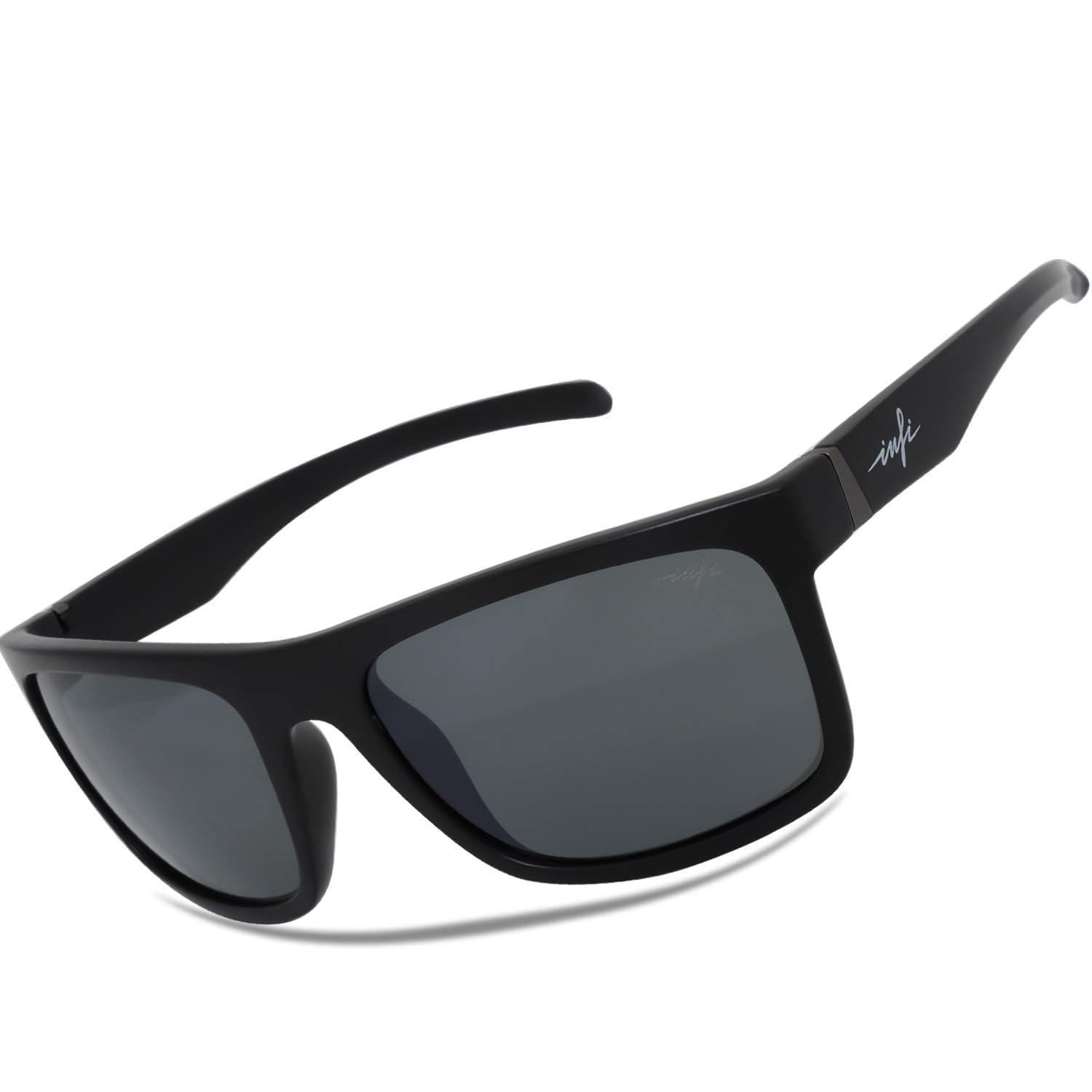 

Сонцезахисні окуляри Polarized Ultra with Mirror UV Sea UV Black [INFI], легкі, спортивні, ремінець, лінзи, захист, риболовля, риболовля, водіння, бейсбол,
