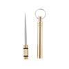 High Quality Metal Pocket Toothpick Multifunctional Portable Toothpick Tube Gold EDC Toothpick Outdoor