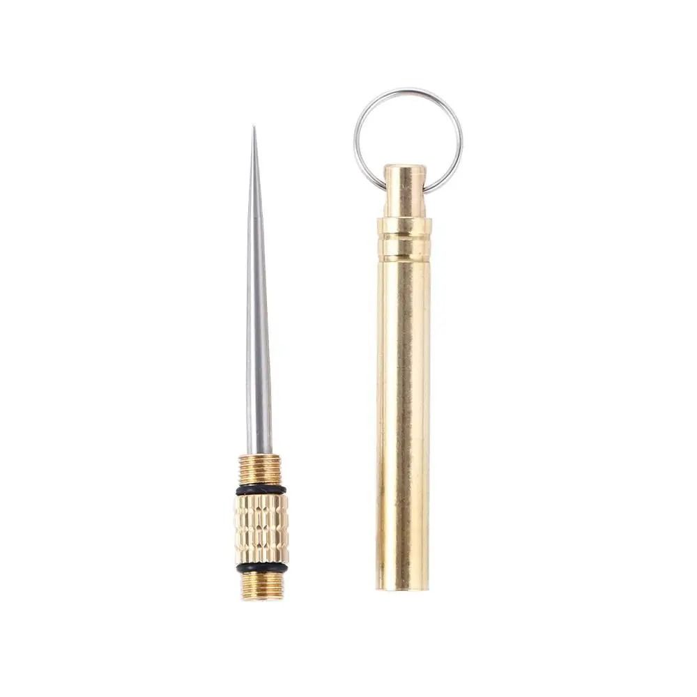 High Quality Metal Pocket Toothpick Multifunctional Portable Toothpick Tube Gold EDC Toothpick Outdoor