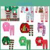 Entzückendes Kinder Weihnachts-Pyjama-Set Weiche Baumwollmischung Perfekt für alle Jahreszeiten