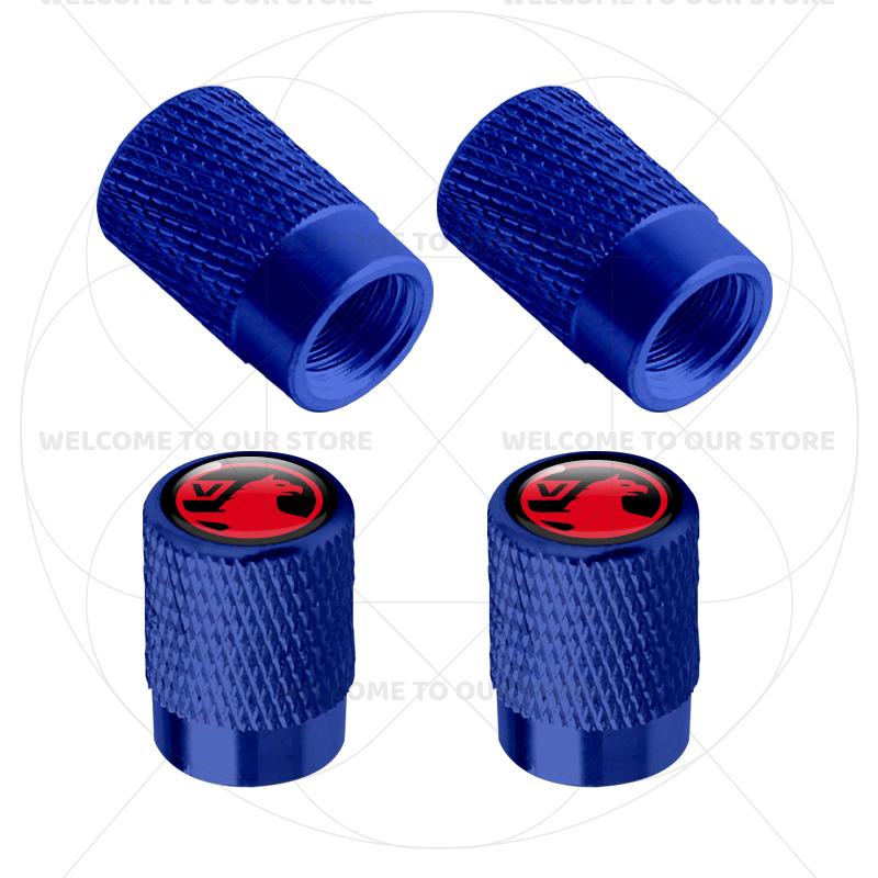 For Vauxhall GTC Emblem Opel Insignia Astra Agila Corsa 4Pcs Aluminum Car Tire Valve Caps Wheel Stem Air Dust Covers Accessories