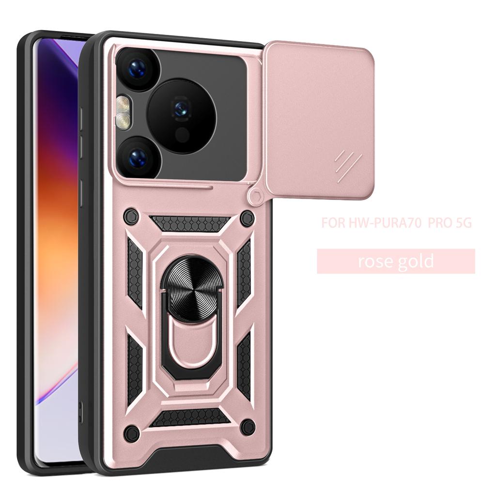 Applicable to Huawei Pura70Pro shunjia push window mobile phone case P60Pro bracket nova15Pro anti-drop protective case