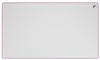 Odin Gaming ZeroGravity Extended Gaming Mouse Pad Large Stitched Edge Long Cloth Mouse Pad Stitching [Odin XL] - 24"x14" White/Pink
