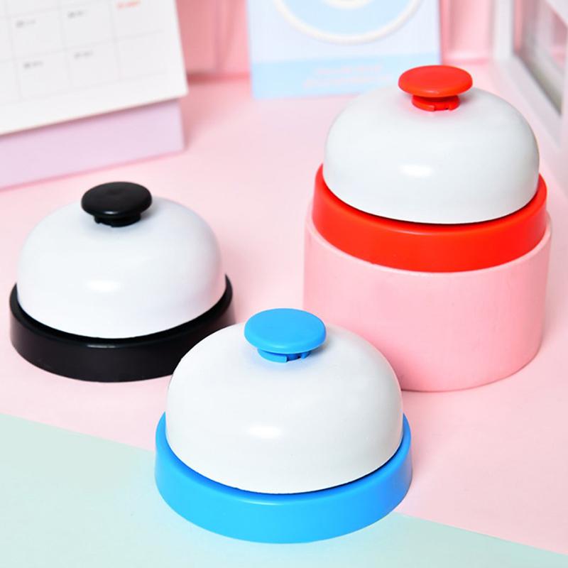 1pcs Surface Responder Ringing Smooth Bell Portable Hand Pressing Stainless Dog Bird Training Ring Bell Pet Supplies