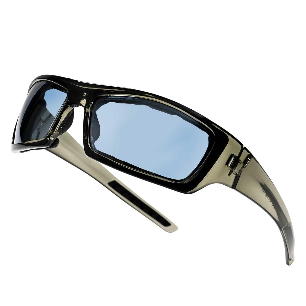 Sunglasses for Men and Women, Suitable for Motorcycling, Cycling, Driving, and General Pollen Allergy Relief. Stylish and Cool Smoked Lenses. MC1021