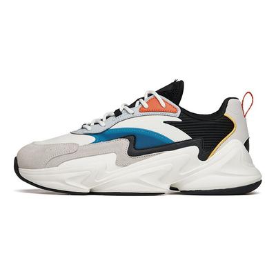 Comfortable Sports Shock Absorbing Non-Slip Wear-Resistant Low-Top Casual Shoes Men Sneakers Gray White Black 112218883-2