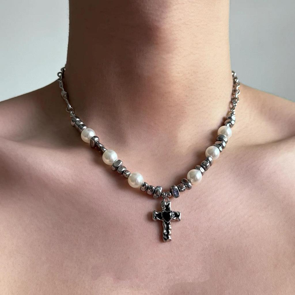 Starburst Double Layer Men's Necklace: Trendy, Light Luxury Hip Hop Style, Unisex Clavicle Chain