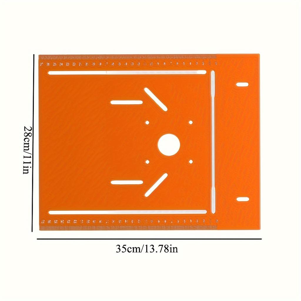 Circular Saw Base Plate Woodworking Cutting Machine Base Plate Backing Positioning Board Circular Saw Rail Tool