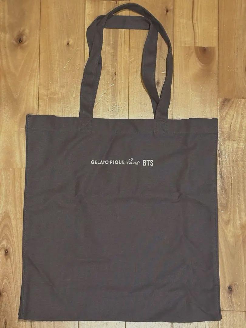 

[USED] Official BTS Gelato Pique collaboration hobby tote bag (gray)