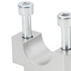 2Pcs Motorcycle CNC Aluminum Handle Bar Riser Mount Bracket Clamp Height Adapter