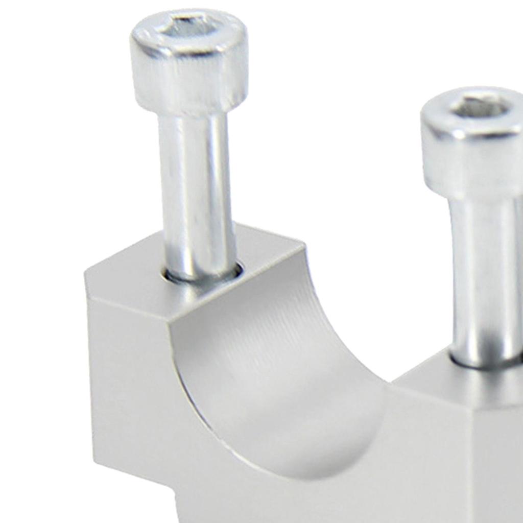 2Pcs Motorcycle CNC Aluminum Handle Bar Riser Mount Bracket Clamp Height Adapter