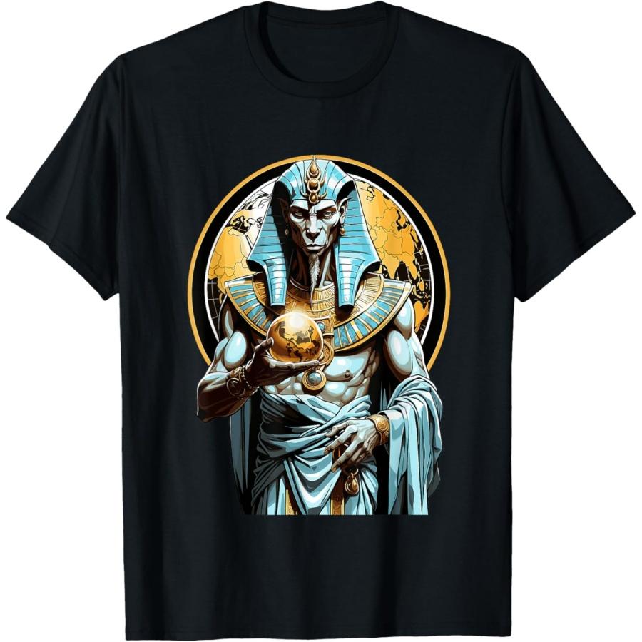 Annunaki Deity King Enki holding the world in his hands T-Shirt S