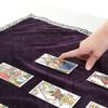 RainbowOcean Tarot Cloth Set of Velvet with Pouch for Tarot Luxury Large 66 X 66cm 2, Cards, Size, (Purple)