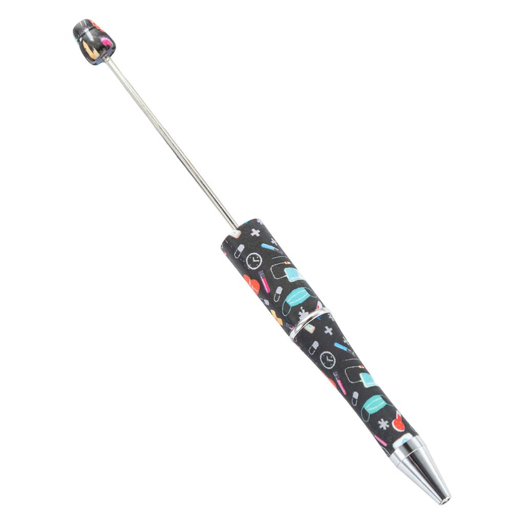 Beadable Pens Plastic Bead Pen Ballpoint Pens DIY Pens Cute Pens Boy Girl Student Graduation Gift Office School Supplies